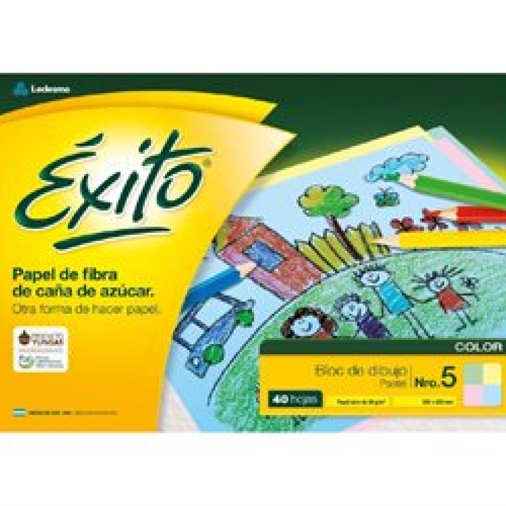Block de Dibujo Éxito Colores Pastel N°5 40 hojas